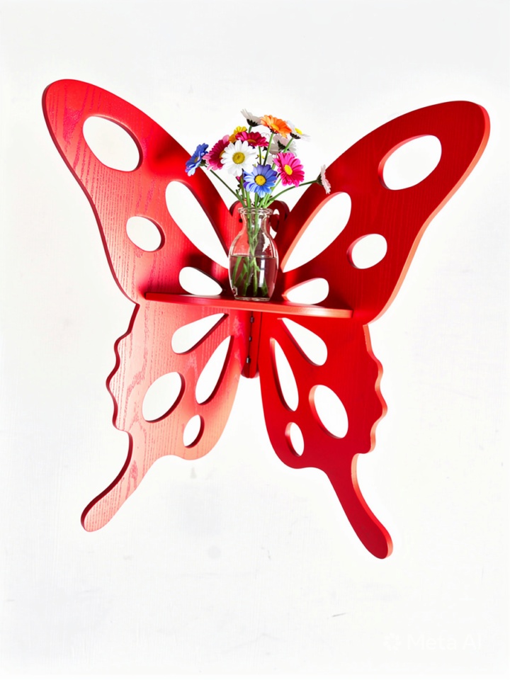 Butterfly Corner Shelf (Style Two)