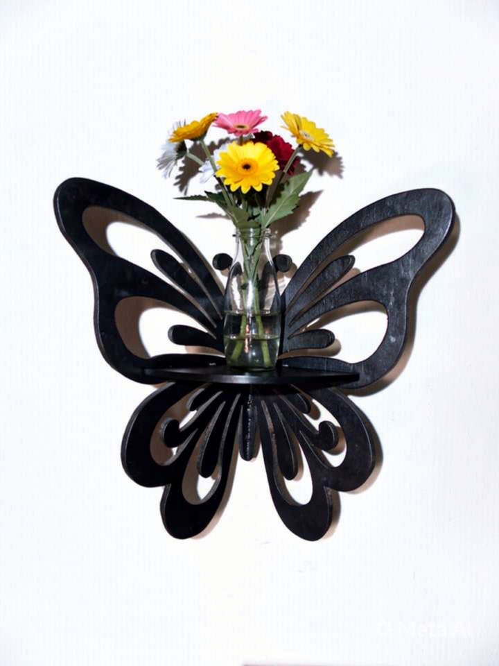 Butterfly Corner Shelf (Style One)